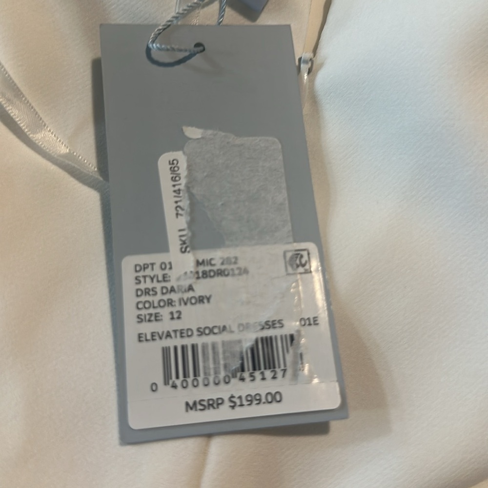 ANTONIO MELANI White Midi Slip Dress with Delicate Straps - Picture 13 of 13